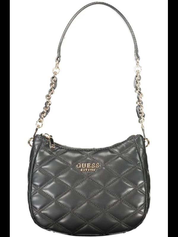 GUESS JEANS GUESS Damen Handtasche Schwarz - Einzelstück QG9, Größe UNI