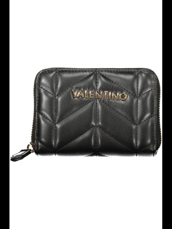 VALENTINO BAGS Damen Geldbörse Schwarz VPS8PA137PETALRE Nene, Größe UNI