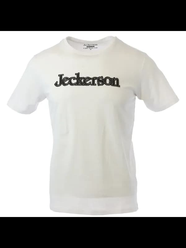 Jeckerson Travel Tee: Stilvolles weißes T-Shirt für den Somm, Größe XXL