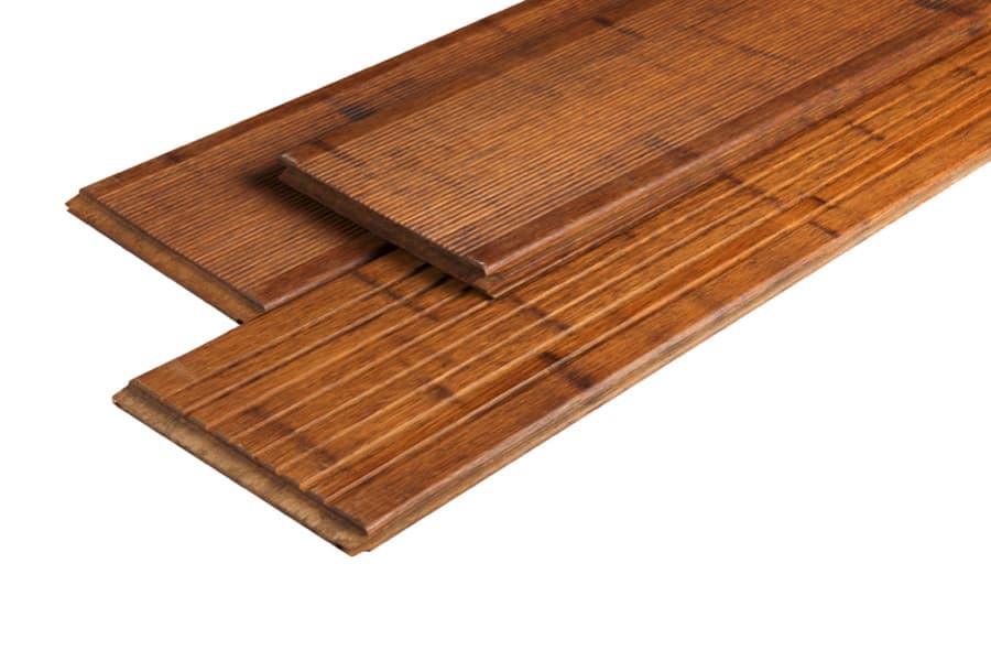 Lames de terrasse en bambou, rainures grossières / rainures fines, coffee, 20 x 200 x 2200 mm, 3 pcs / PE