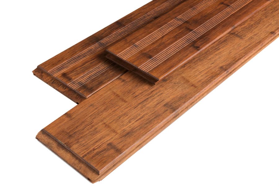 Lames de terrasse en bambou, français / lisse, coffee, 20 x 200 x 2200 mm, 3 pcs / PE