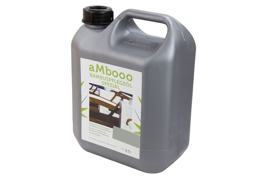 Huile d'entretien spéciale bambou pour lames de terrasse en bambou, Granit Grey, 2,5 litres