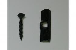 Clip universel de départ / d'arrivée, 25 clips + 25 vis pour les planches WPC et BPC (série Woodstore)