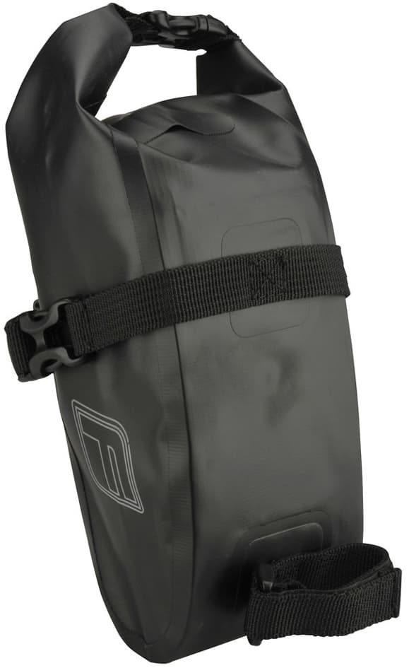 FISCHER Fahrrad-Satteltasche , Wasserdicht M, , schwarz