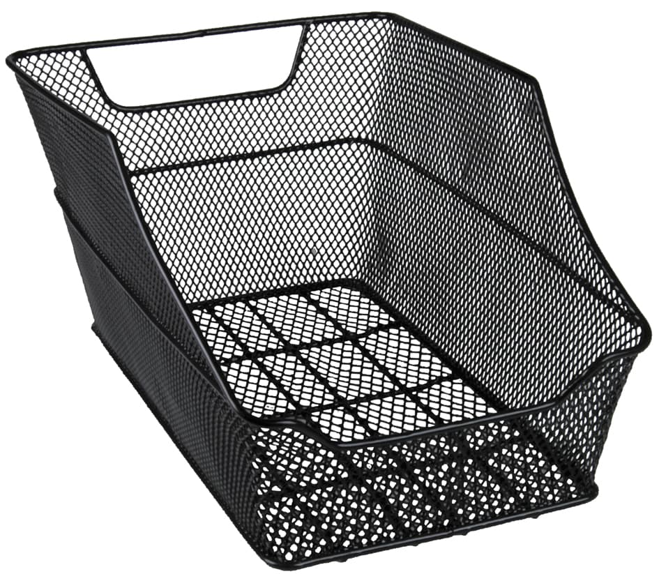 FISCHER Fahrrad-Korb , BIG, für den Gepäckträger, schwarz