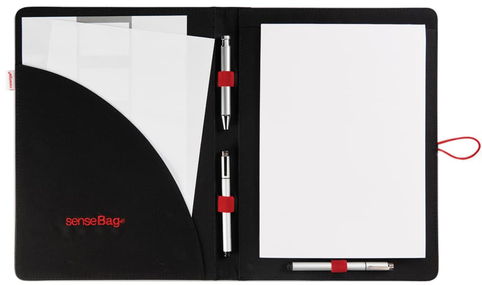 transotype Zeichenblock-Mappe , senseBag, , DIN A4, schwarz