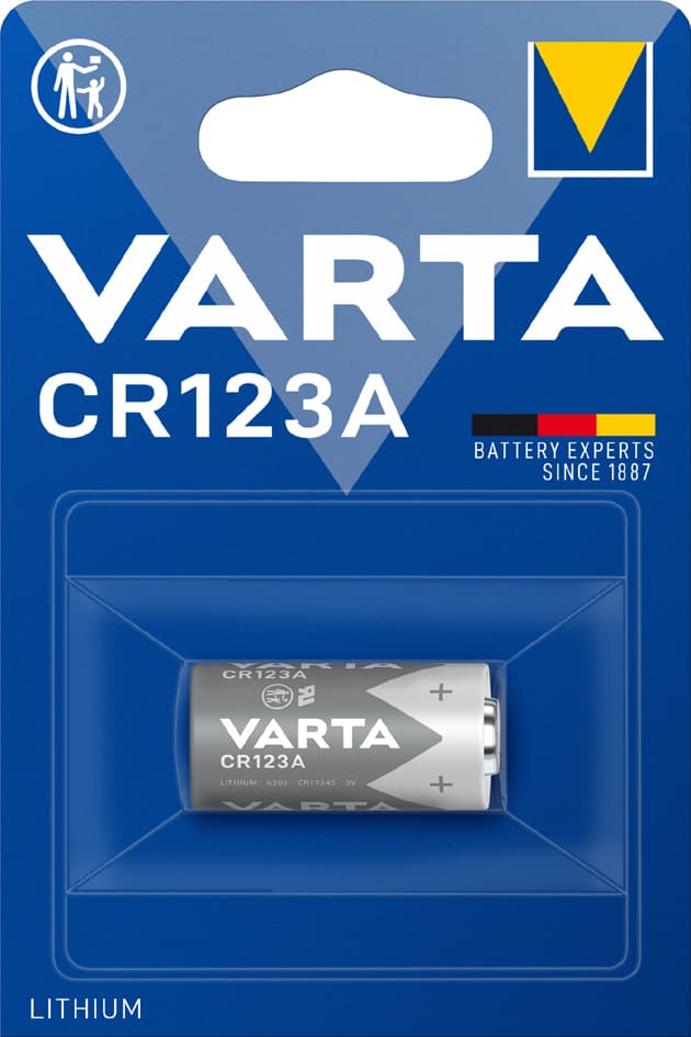 VARTA Foto-Batterie , LITHIUM, , CR123A, 3,0 Volt
