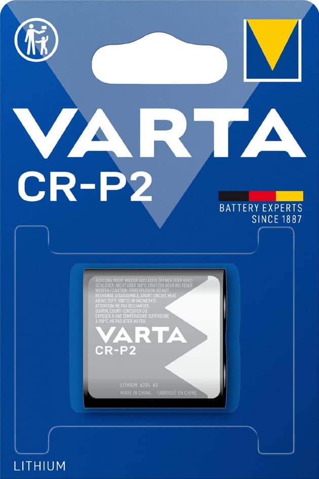 VARTA Foto-Batterie , LITHIUM, , CRP2, 6,0 Volt