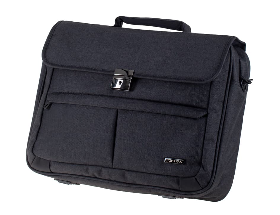 LiGHTPAK Aktentasche, aus Polyester, anthrazit