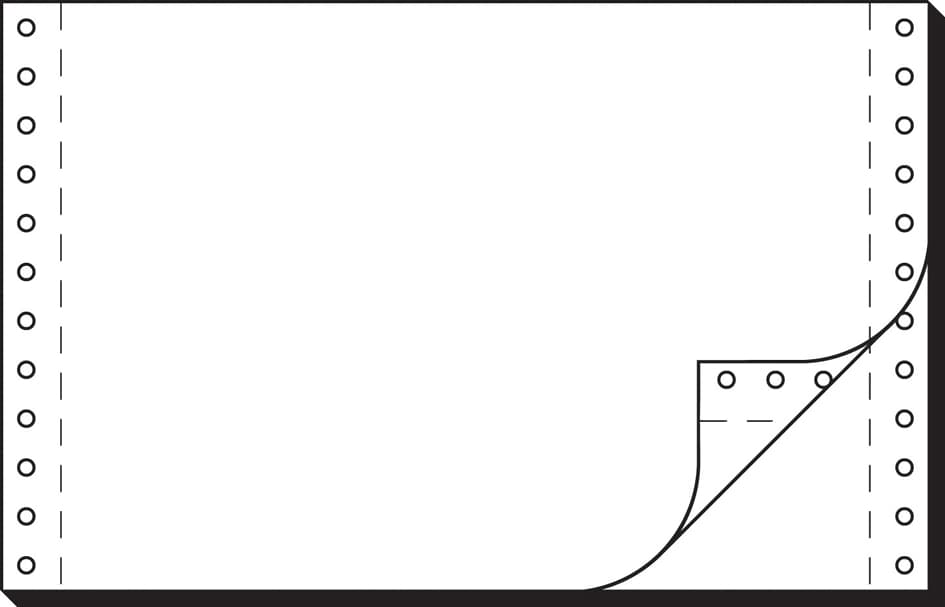 sigel DIN-Computerpapier endlos, 240 mm x 6, (15,24 cm)