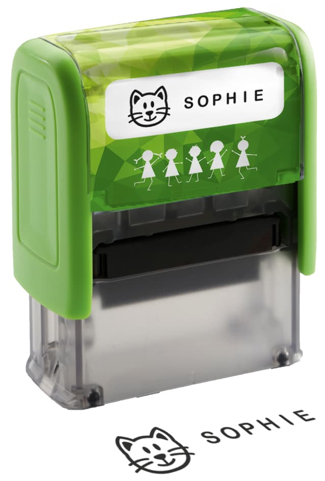 trodat Textstempelautomat , Deine Dinge Stempel, , grün