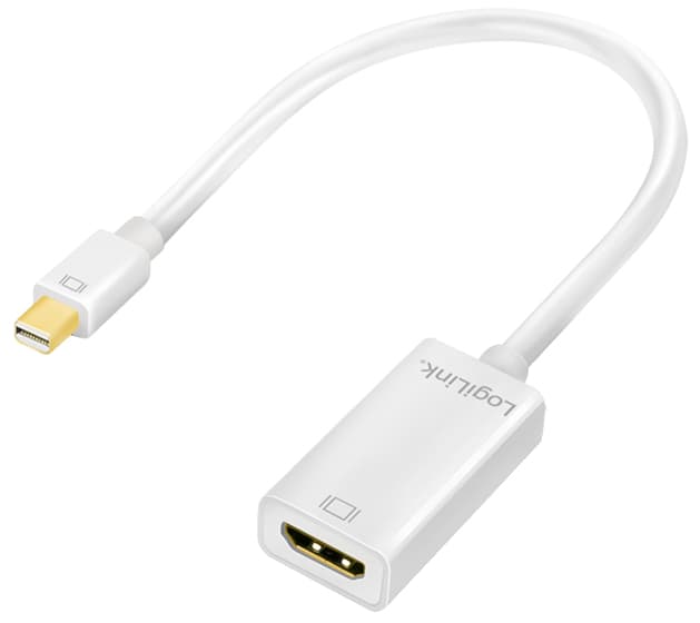 LogiLink Adapter, Mini DisplayPort Stecker- HDMI Kupplung