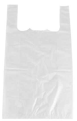 STARPAK Hemdchen-Tragetasche, aus HDPE, weiß