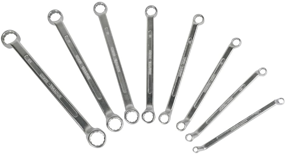 BRÜDER MANNESMANN Ringschlüssel-Satz, 8-teilig
