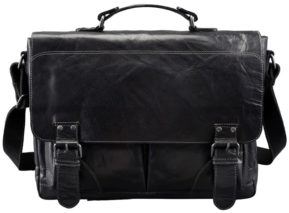 PRIDE&SOUL Umhängetasche , Business BAG XL, , Leder, schwarz