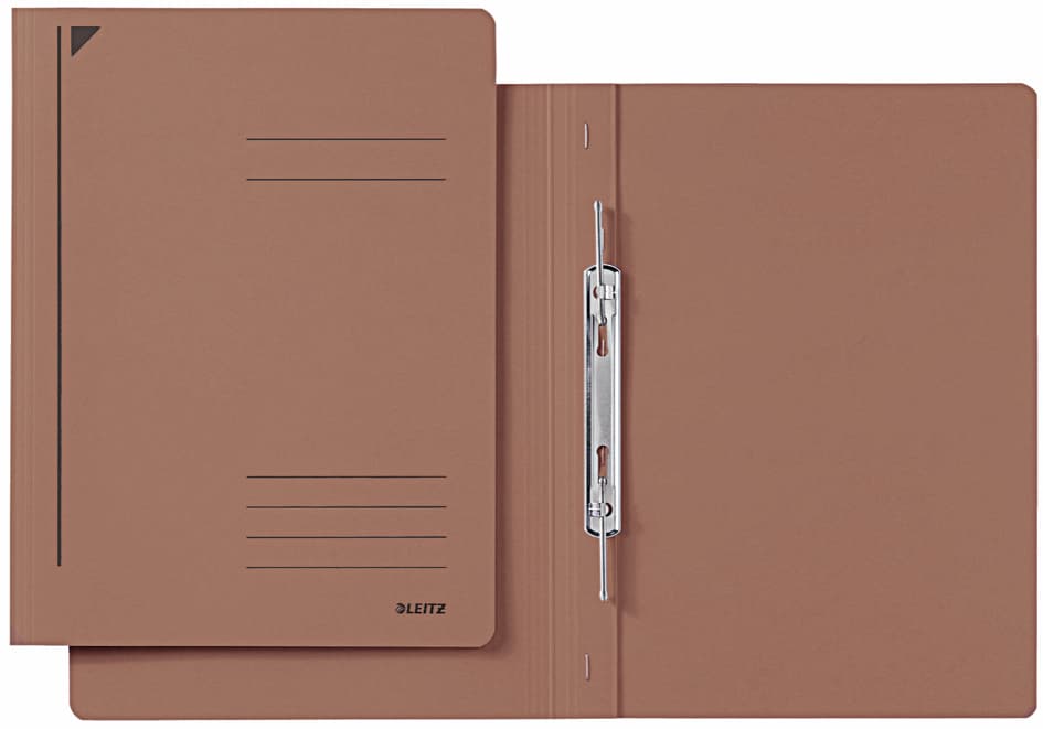 LEITZ Spiralhefter, DIN A4, Karton, braun
