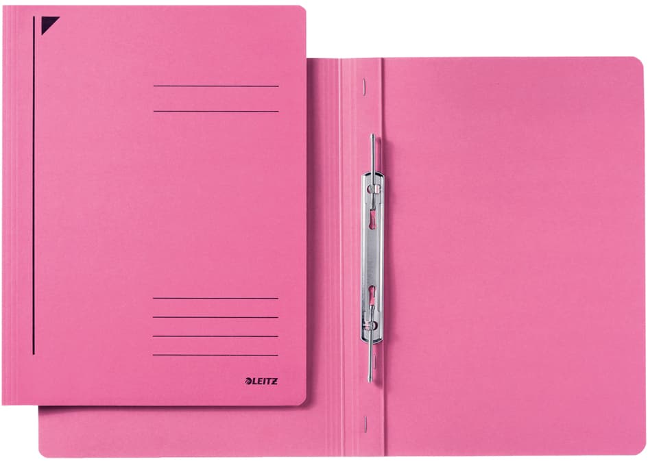 LEITZ Spiralhefter, DIN A4, Karton, pink