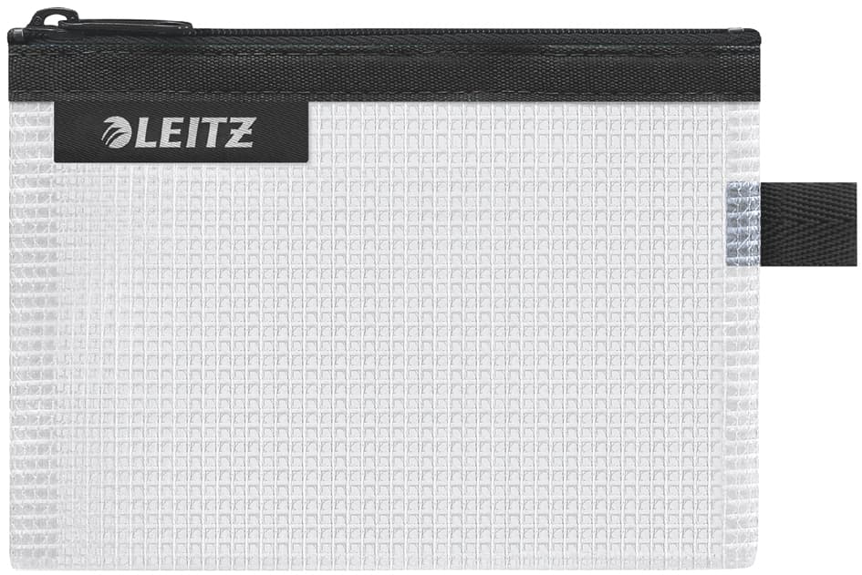 LEITZ Reißverschlusstasche WOW Traveller, Größe S, schwarz