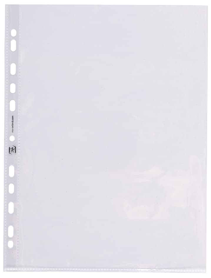 Oxford Prospekthülle Premium, DIN A4, PVC, 0,08 mm, glasklar
