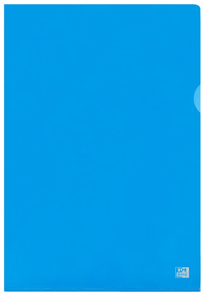 Oxford Sichthülle Premium, DIN A4, PVC, glasklar, blau, 25er