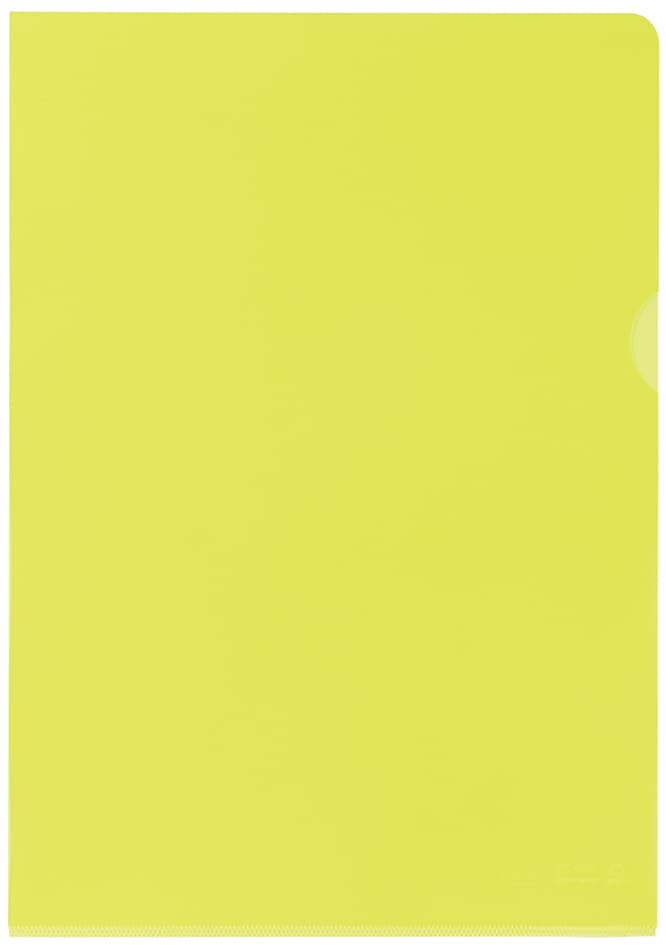 Oxford Sichthülle Premium, DIN A4, PVC, glasklar, gelb, 25er