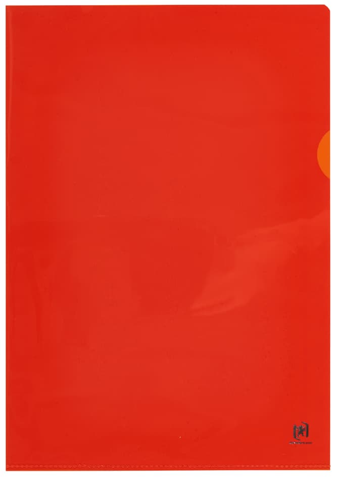 Oxford Sichthülle Premium, DIN A4, PVC, glasklar, orange