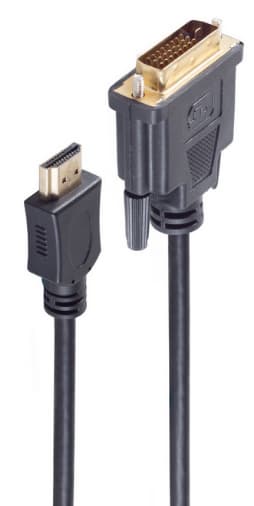 shiverpeaks BASIC-S HDMI - DVI-D 24+1 Kabel, Länge: 2,0 m