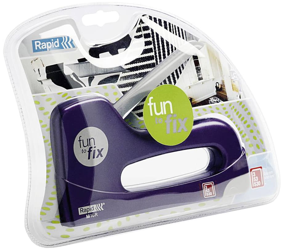 Rapid Handtacker Fun to Fix M10Y, violett
