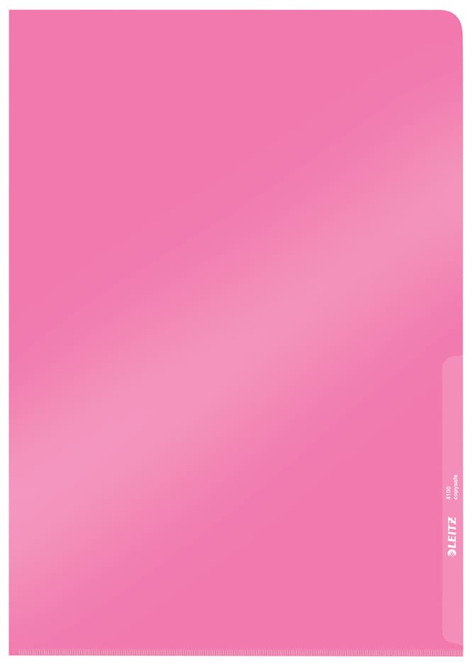 LEITZ Sichthülle Premium, A4, PVC, rot, 0,15 mm
