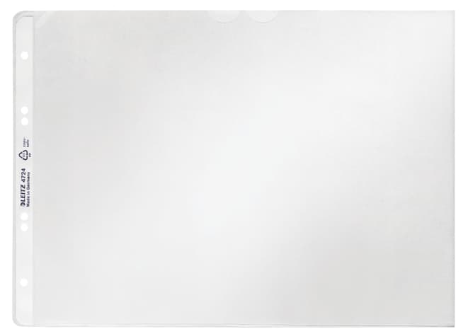 LEITZ Prospekthülle, A4 quer, PP, genarbt, 0,12 mm