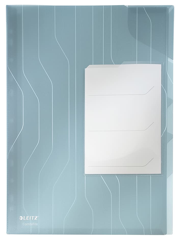 LEITZ Organisations-Hülle CombiFile, A4, PP, blau, 0,20 mm