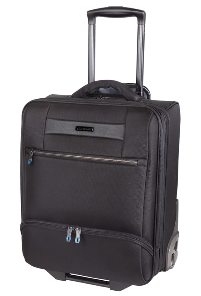 LiGHTPAK Business Trolley LANDO, 1680D Nylon, schwarz