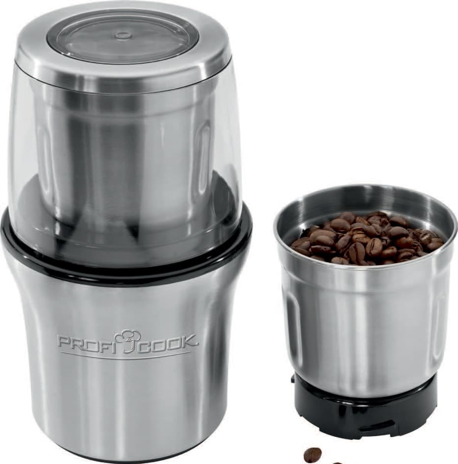 PROFI COOK Kaffeemühle PC-KSW 1021, silber