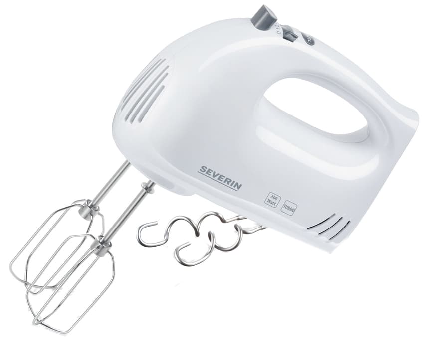 SEVERIN Handmixer HM 3820, 300 Watt, weiß / grau