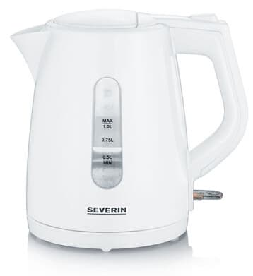 SEVERIN Wasserkocher WK 3411, 1,0 Liter, weiß