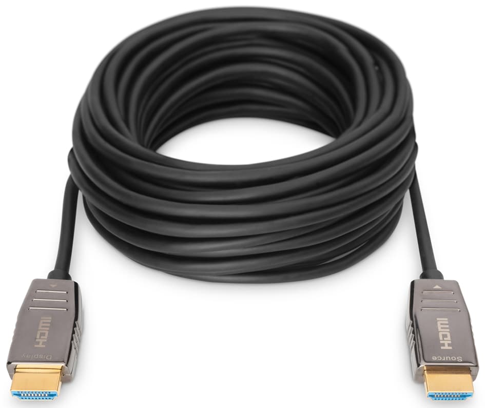 DIGITUS HDMI AOC Hybrid Glasfaserkabel, UHD 8K, 10 m