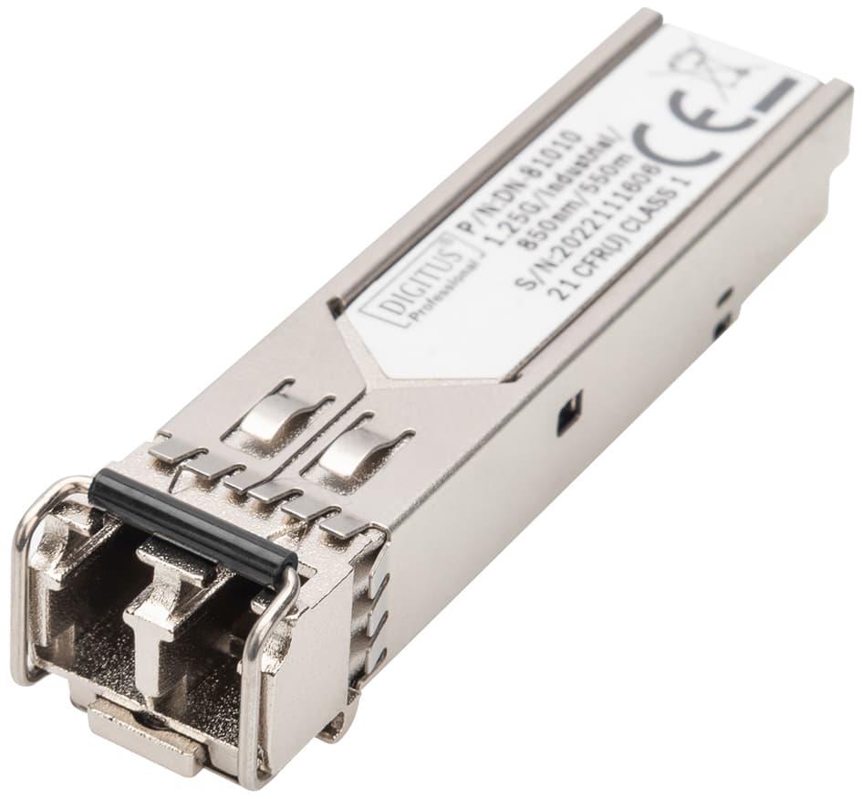 DIGITUS Industrial mini GBIC (SFP) Modul, 1,25 Gbps, 550 m