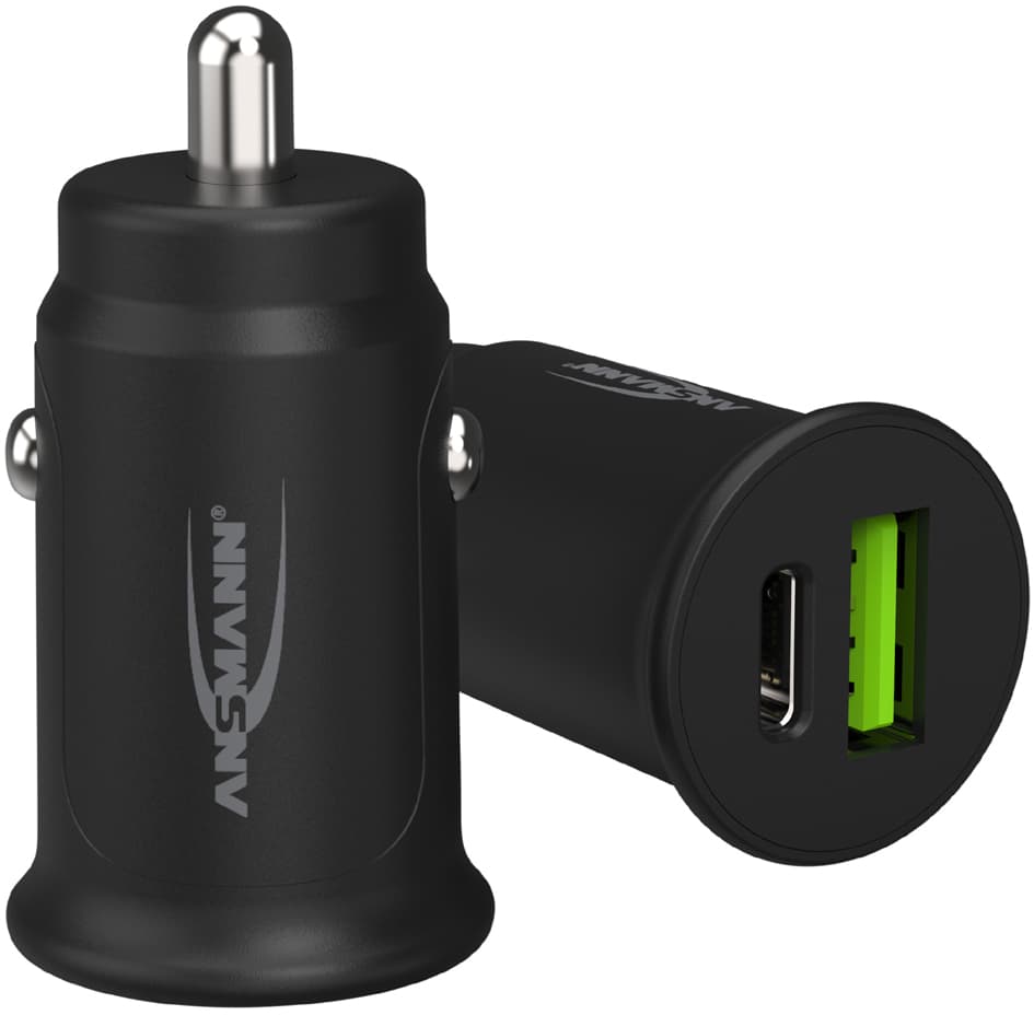 ANSMANN USB-KFZ-Ladegerät In-Car-Charger CC230PD, 2x USB