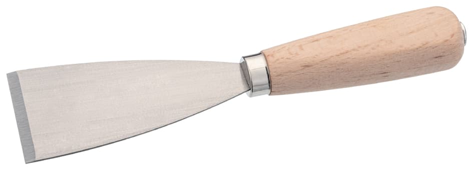 WESTEX Entrostungsspachtel, Holzgriff, 70 mm