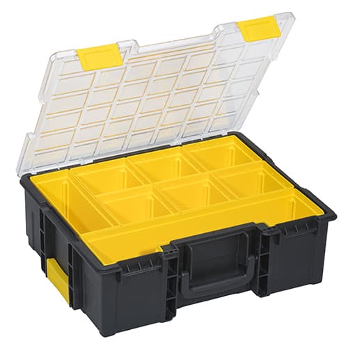 allit Kleinteilekoffer EuroPlus Pro >K< 44.144/8, 8 Fächer