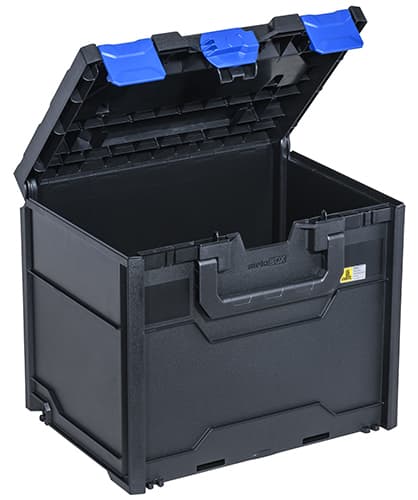allit Aufbewahrungsbox EuroPlus MetaBox 340, schwarz/blau