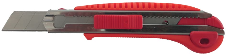 NT Cutter L-700RP, Kunststoff-Gehäuse, 18 mm Klinge, rot