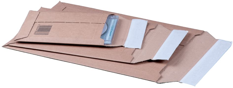 SMARTBOXPRO Versandtasche, Wellpappe, braun, DIN A4