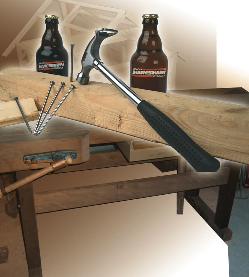 BRÜDER MANNESMANN Freizeit-Hammer mit Flaschenöffner