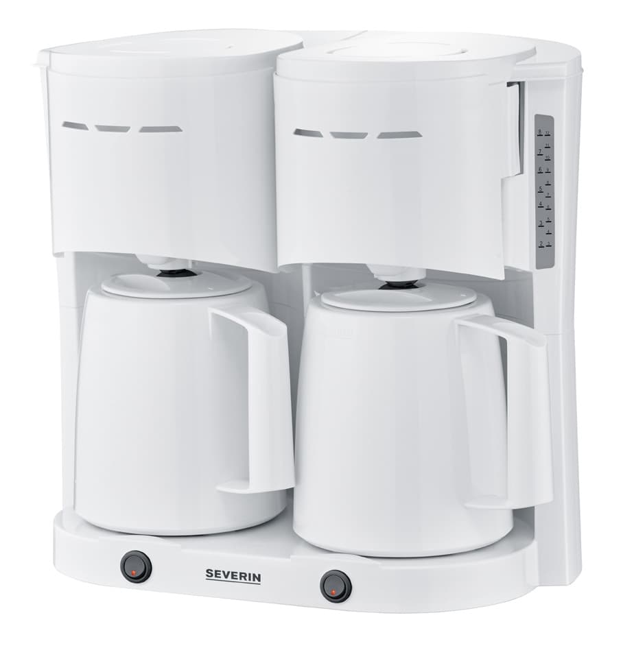 SEVERIN Duo-Filterkaffeemaschine KA 9314, weiß