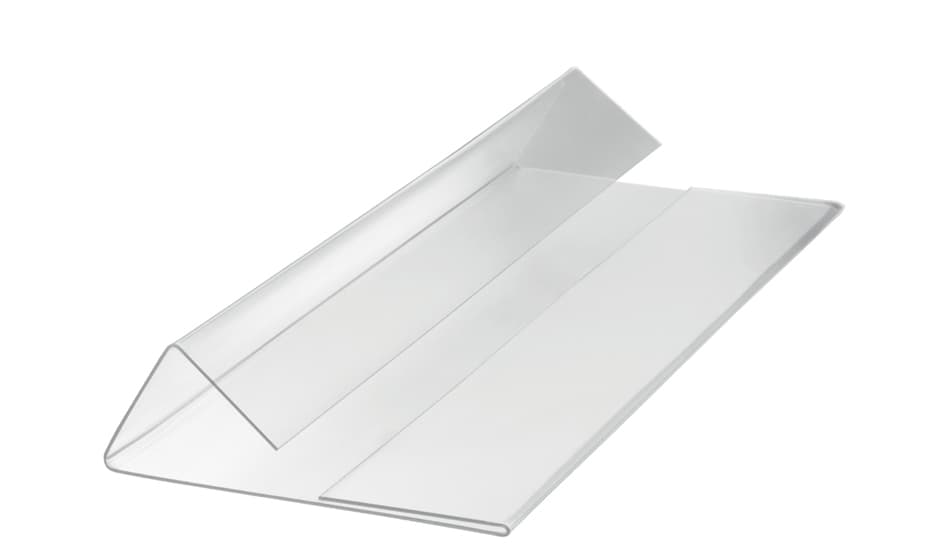 DURABLE Kennzeichnungstasche HARD COVER, Falz 1/2 A5 quer