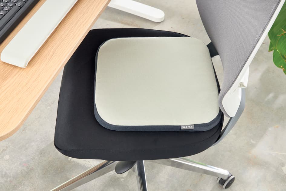 LEITZ Sitzkissen Ergo Active Balance mit Stoffbezug,hellgrau