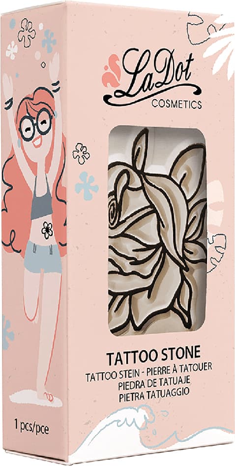 COLOP Tattoo-Stempel LaDot stone , Rose, , groß