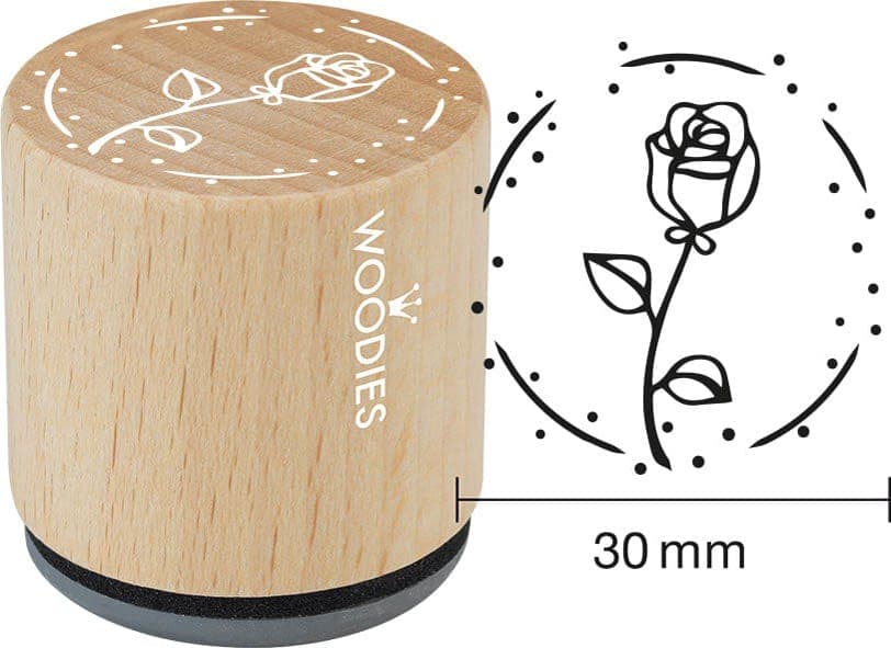 COLOP Motiv-Stempel Woodies , Rose,