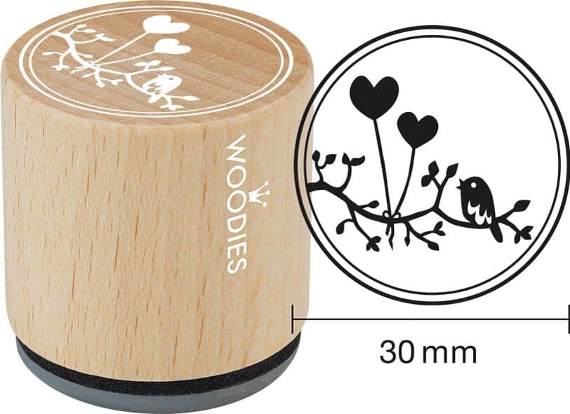 COLOP Motiv-Stempel Woodies , Herzballons,